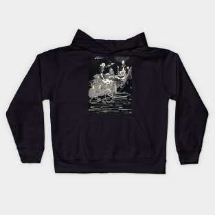 Avast! - Harry Clarke for Edgar Allan Poe Bon-Bon Kids Hoodie